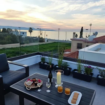 New Villa-roof Garden Sunrise And Ocean Sunset * Argaka