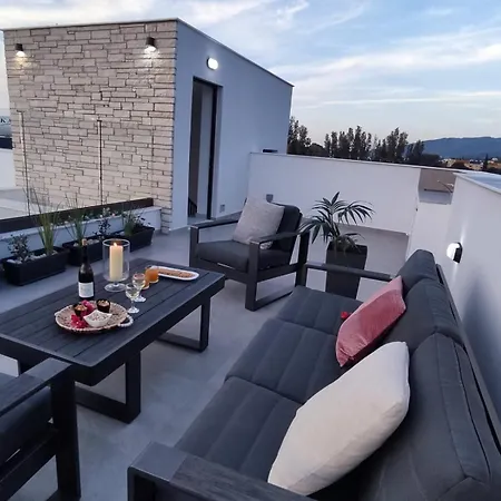 New Villa-roof Garden Sunrise And Ocean Sunset Villa Argaka