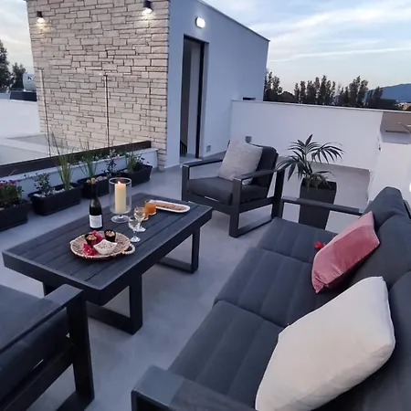 Villa New Villa-roof Garden Sunrise And Ocean Sunset Argaka