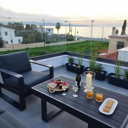Villa New Villa-roof Garden Sunrise And Ocean Sunset Argaka