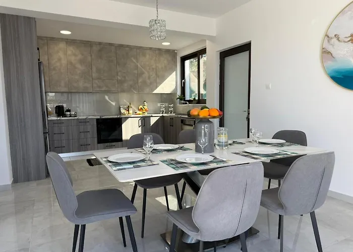 New Villa-roof Garden Sunrise And Ocean Sunset * Argaka