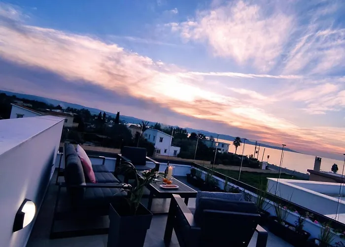 New Villa-roof Garden Sunrise And Ocean Sunset Vila Argaka