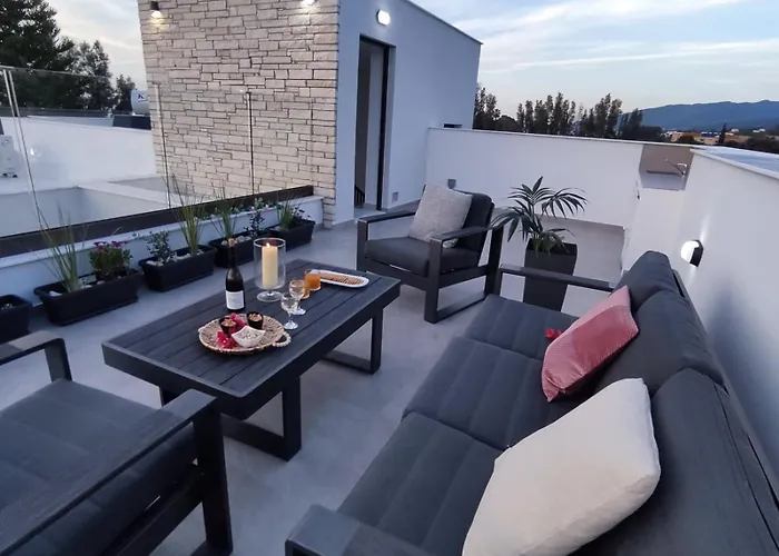 Vila New Villa-roof Garden Sunrise And Ocean Sunset Argaka