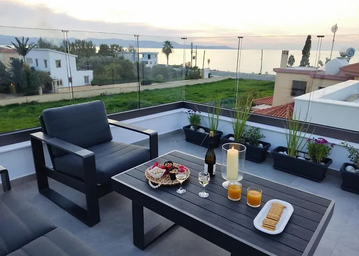 Vila New Villa-roof Garden Sunrise And Ocean Sunset Argaka